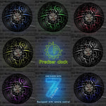 Lit Character Wall Clock