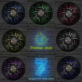 Lit Character Wall Clock
